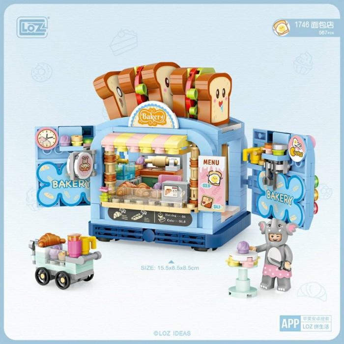 LOZ Moc Mini 1746 Bakery Shop - Image 6