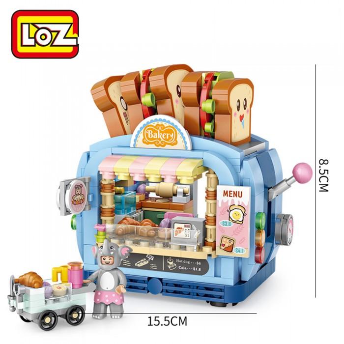 LOZ Moc Mini 1746 Bakery Shop - Image 8
