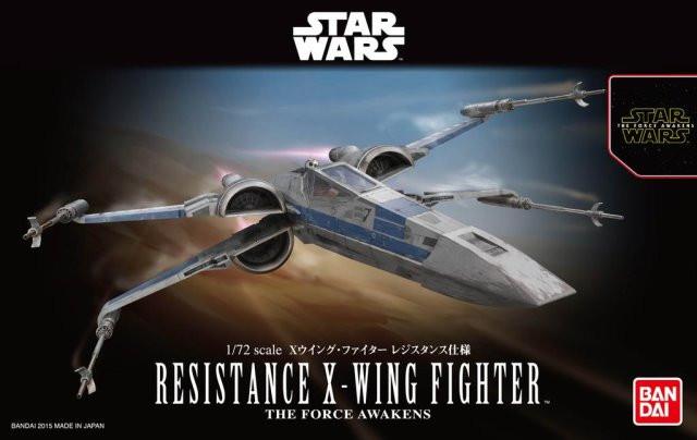 Resistance X-Wing Star Fighter "Star Wars: The Force Awakens", Bandai Star Wars 1/72 Plastic Model - Image 2