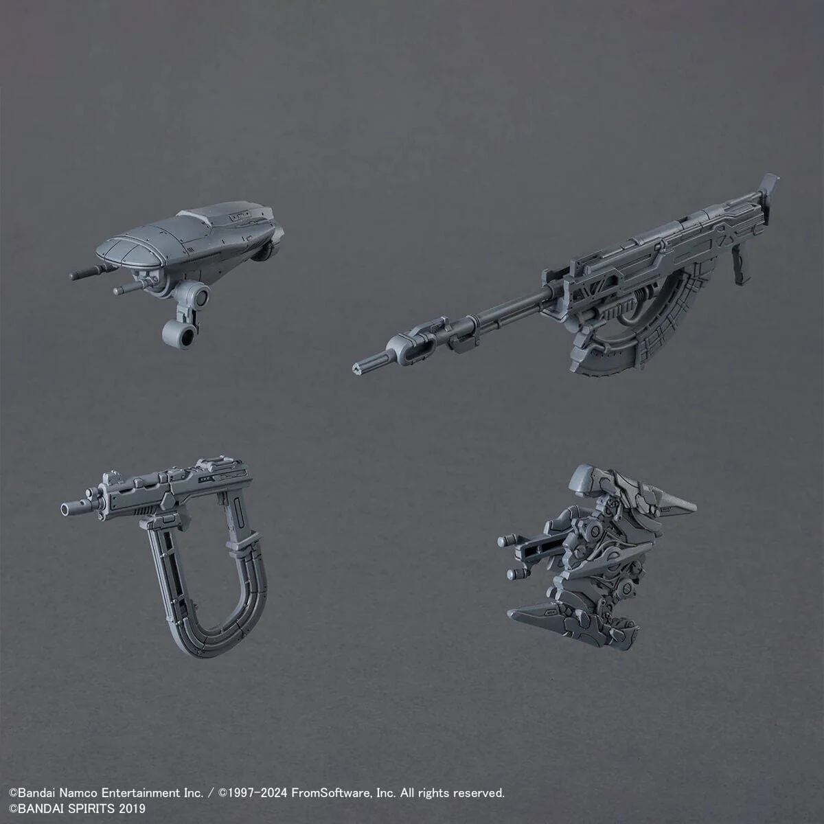30 Minutes Missions Armored Core VI Fires of Rubicon Schneider Nachtreiher/30E Steel Haze Model Kit - Image 7