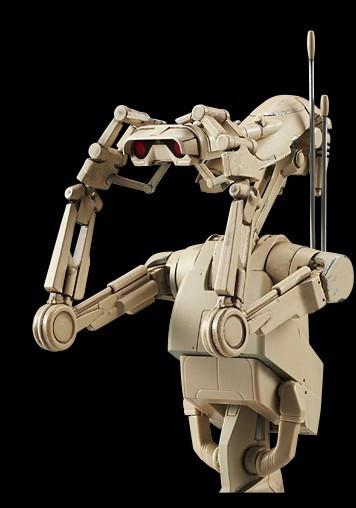 Bandai Star Wars 1/12 Battle Droid & Stap Model kit - Image 4