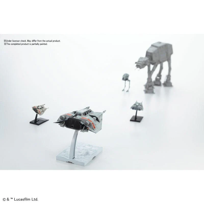 Bandai Star Wars 1/48 & 1/144 Snow Speeder Set - Image 5