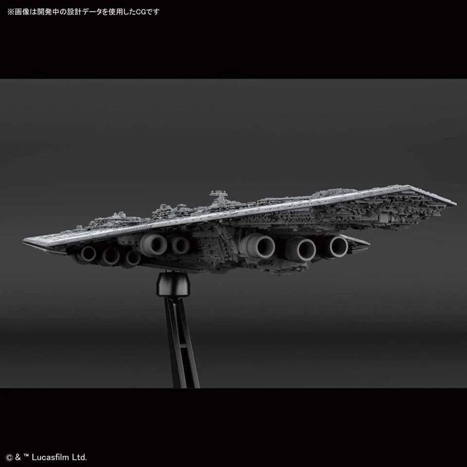 Star Wars Super Star Destroyer 1/100,000 Scale Model Kit - Image 4