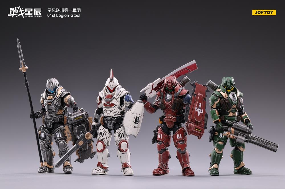 Battle for the Stars 01st Legion Steel Ghost 1/18 Scale Figure - Image 8