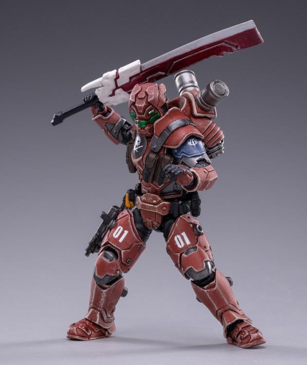 Battle for the Stars 01st Legion Steel Red Blade 1/18 Scale Figure - Image 6