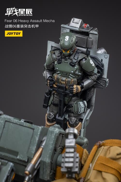 Battle for the Stars FEAR VI (Heavy Assault) With Pilot 1/18 Scale Figure Set - Image 11
