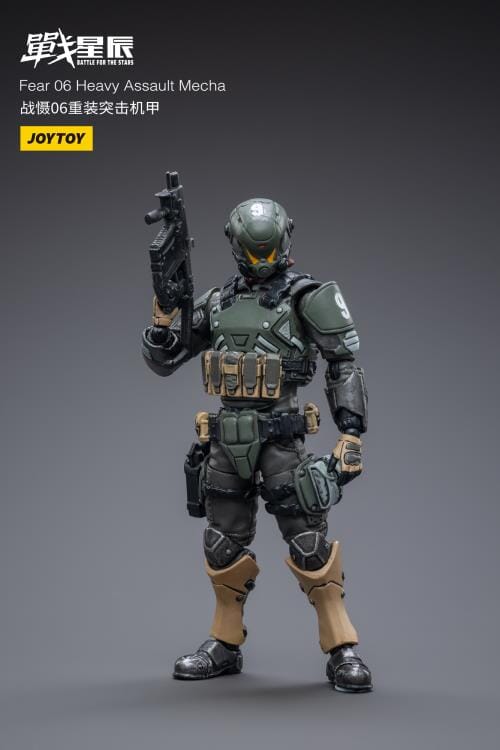 Battle for the Stars FEAR VI (Heavy Assault) With Pilot 1/18 Scale Figure Set - Image 15