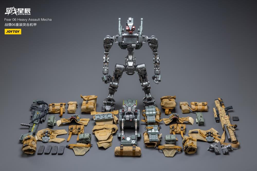 Battle for the Stars FEAR VI (Heavy Assault) With Pilot 1/18 Scale Figure Set - Image 18