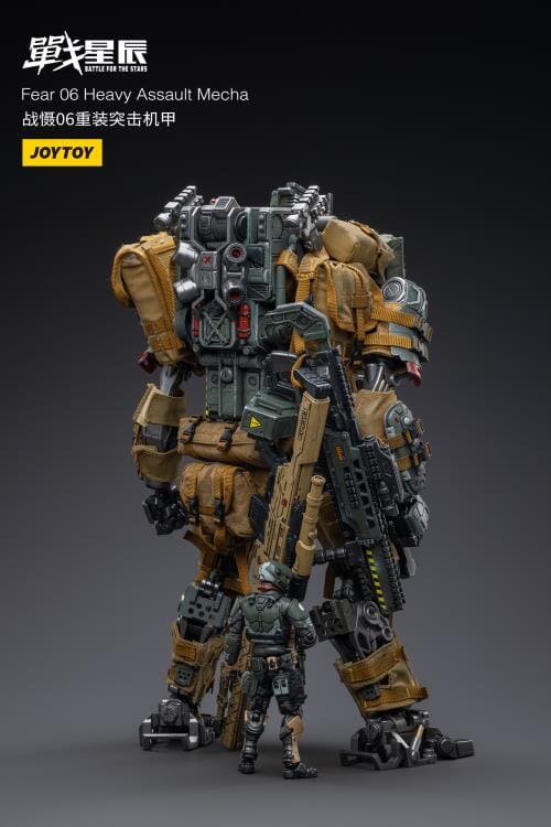 Battle for the Stars FEAR VI (Heavy Assault) With Pilot 1/18 Scale Figure Set - Image 3