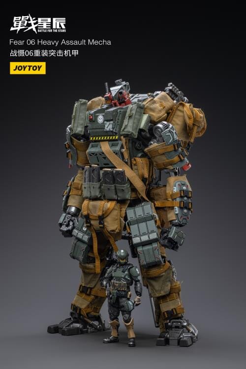 Battle for the Stars FEAR VI (Heavy Assault) With Pilot 1/18 Scale Figure Set - Image 5