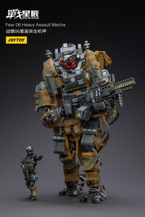 Battle for the Stars FEAR VI (Heavy Assault) With Pilot 1/18 Scale Figure Set - Image 6