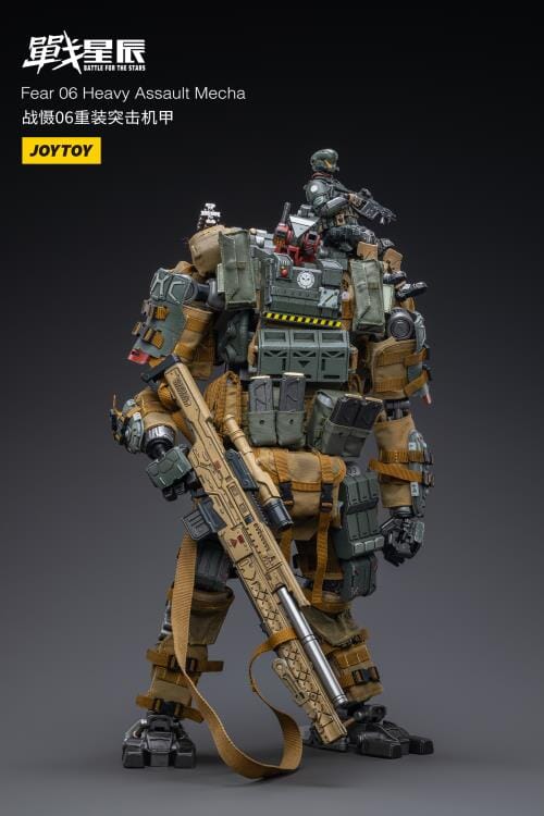 Battle for the Stars FEAR VI (Heavy Assault) With Pilot 1/18 Scale Figure Set - Image 8
