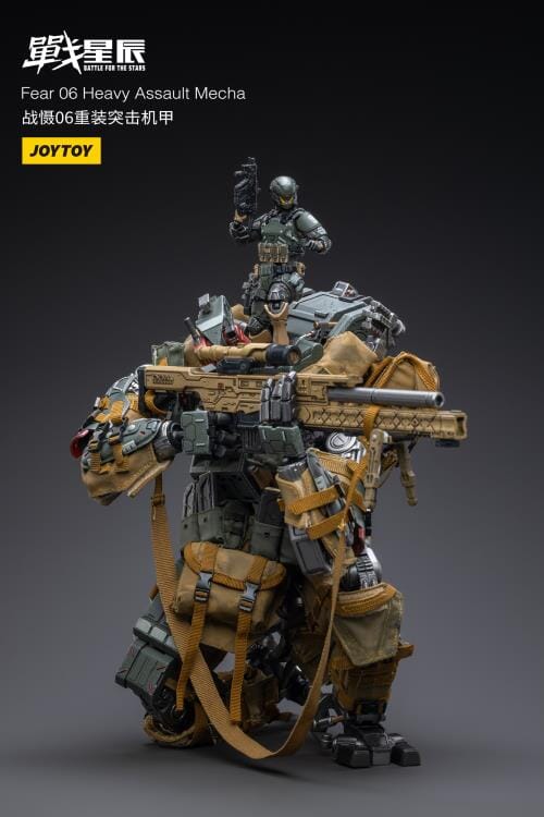 Battle for the Stars FEAR VI (Heavy Assault) With Pilot 1/18 Scale Figure Set - Image 9
