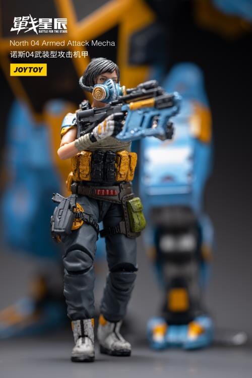 Battle for the Stars North 04 Armed Attack Mecha 1/18 Scale Figure Set - Image 12