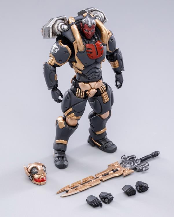 Battle for the Stars Saluk Flame Dragon Cavalry (Shadow) 1/18 Scale Set - Image 13