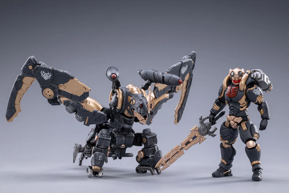 Battle for the Stars Saluk Flame Dragon Cavalry (Shadow) 1/18 Scale Set - Image 5