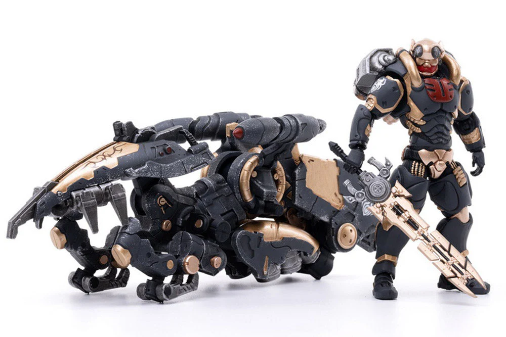 Battle for the Stars Saluk Flame Dragon Cavalry (Shadow) 1/18 Scale Set - Image 7