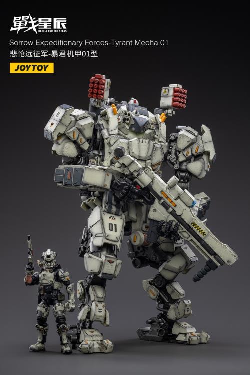 Battle for the Stars Sorrow Expeditionary Forces Tyrant Mecha 01 With Pilot 1/18 Scale Figure Set - Image 2