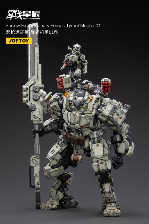 Battle for the Stars Sorrow Expeditionary Forces Tyrant Mecha 01 With Pilot 1/18 Scale Figure Set - Image 8