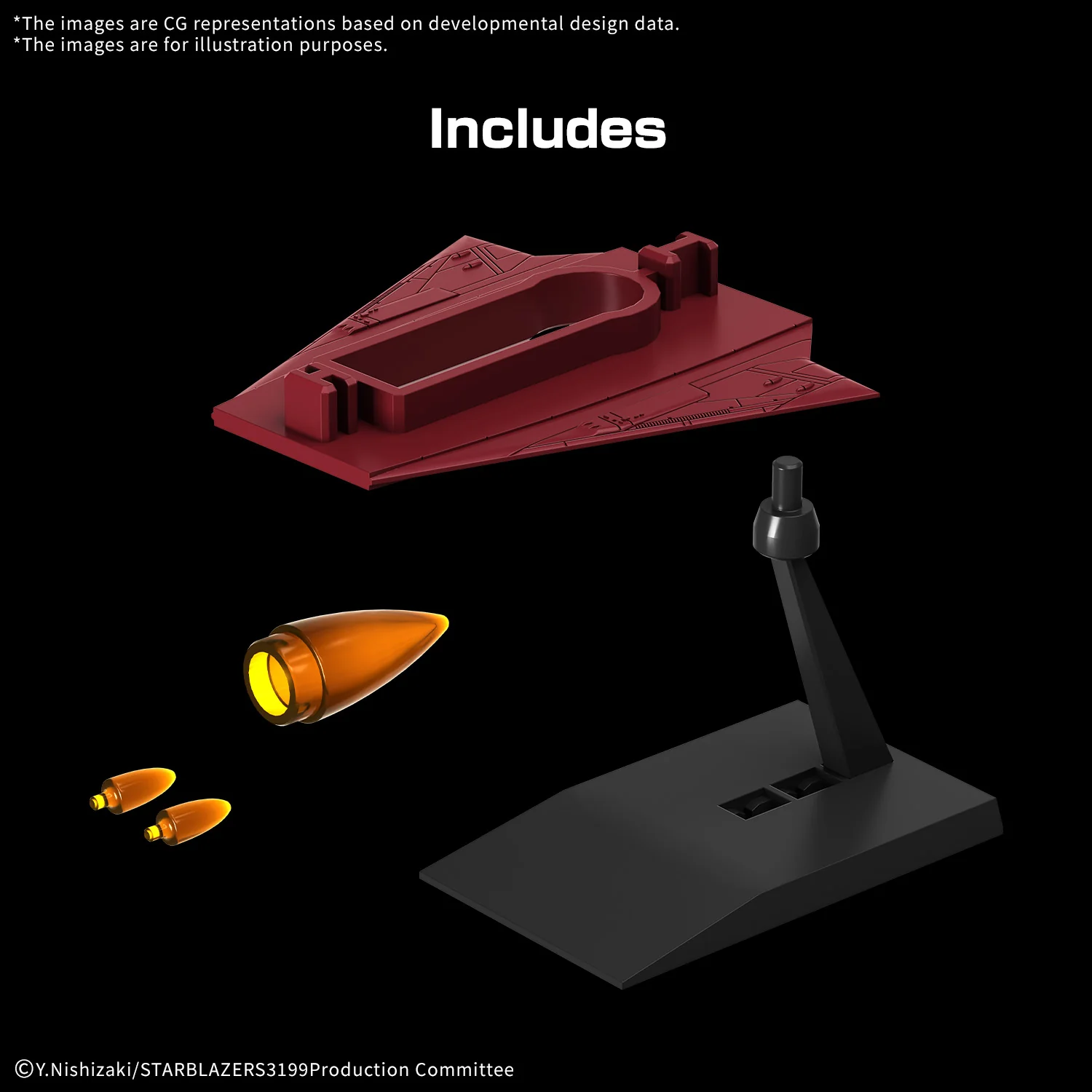 Space Battleship Yamato Mecha Collection Cosmo Force BBY-01 Space Battleship Yamato 3199 Model Kit - Image 6