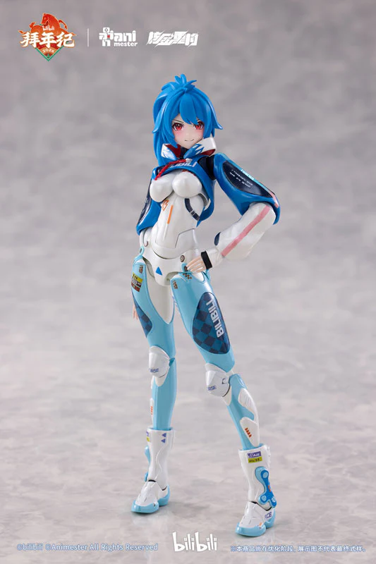 2233 Speed Slipstream Bilibili 22 (Bainianji Motorcycle Ver.) 1/12 Scale Action Figure Set - Image 10