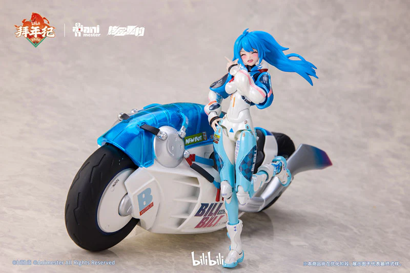 2233 Speed Slipstream Bilibili 22 (Bainianji Motorcycle Ver.) 1/12 Scale Action Figure Set - Image 11