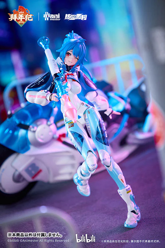 2233 Speed Slipstream Bilibili 22 (Bainianji Motorcycle Ver.) 1/12 Scale Action Figure Set - Image 2