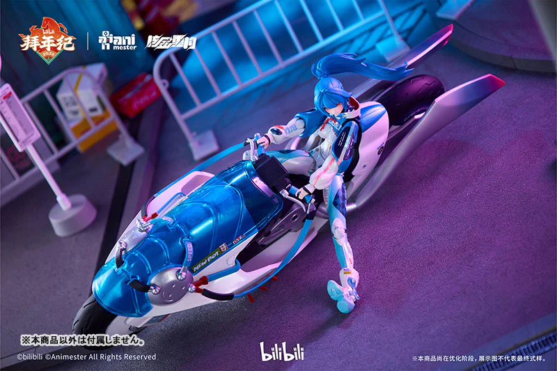 2233 Speed Slipstream Bilibili 22 (Bainianji Motorcycle Ver.) 1/12 Scale Action Figure Set - Image 7