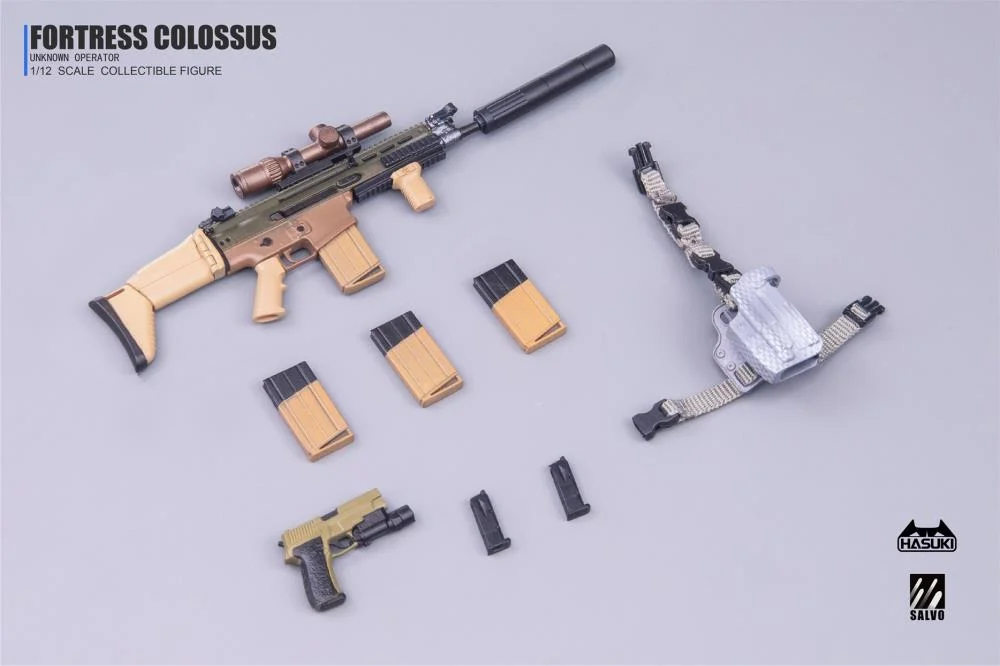 Black Ops Salvo Series SA03 Snow Mountain Ghost 1/12 Scale Action Figure - Image 17