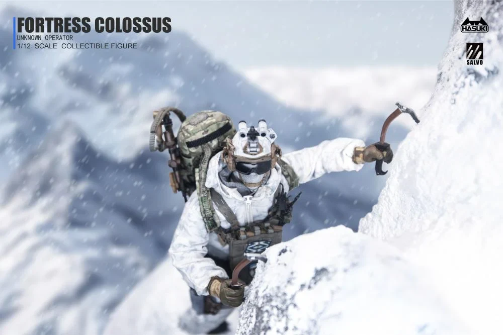 Black Ops Salvo Series SA03 Snow Mountain Ghost 1/12 Scale Action Figure - Image 7