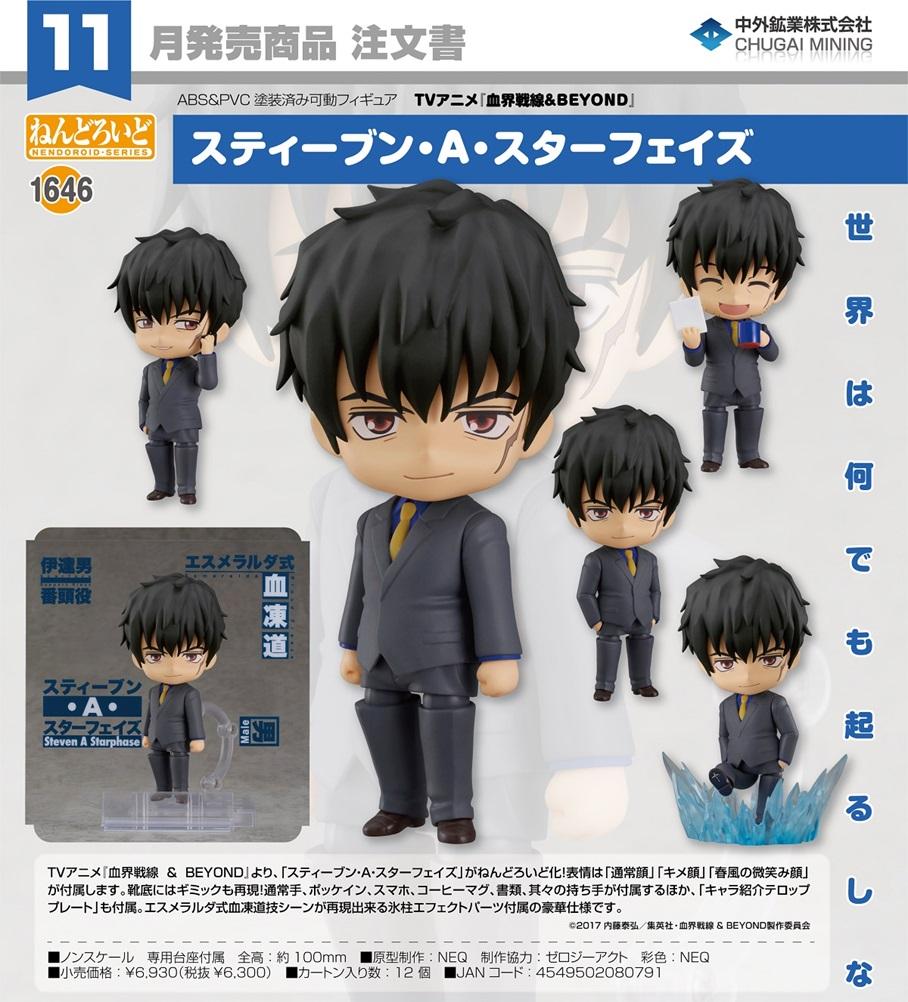 Blood Blockade Battlefront & Beyond Nendoroid No.1646 Steven A. Starphase - Image 2