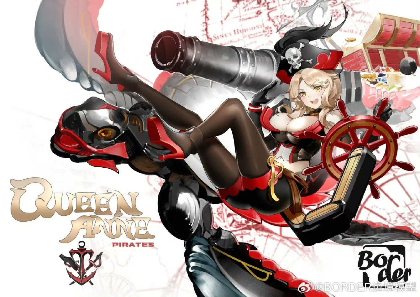 Border - BA003 - Pirate Queen Anne - Image 43