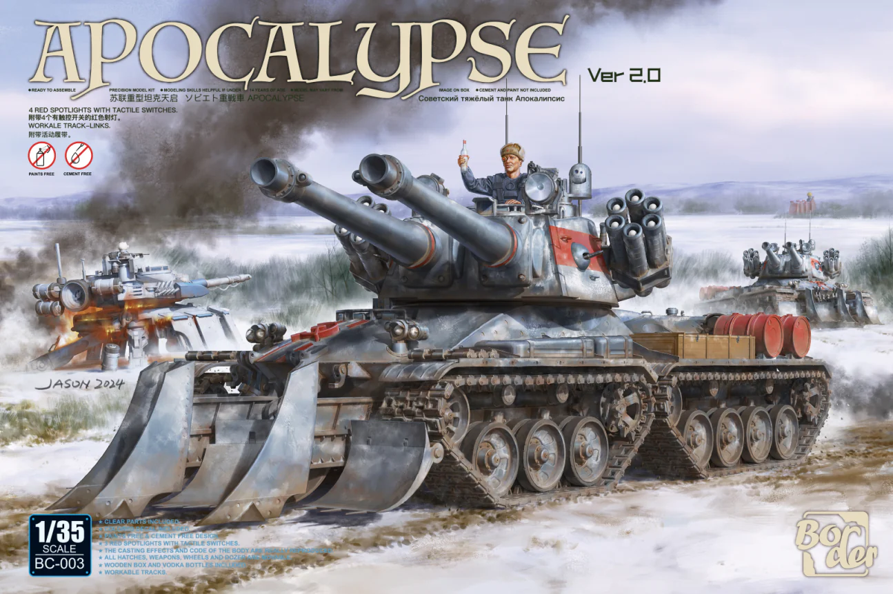 Command & Conquer Red Alert Russian Supreme Tank Apocalypse (Ver 2.0) 1/35 Scale Model Kit