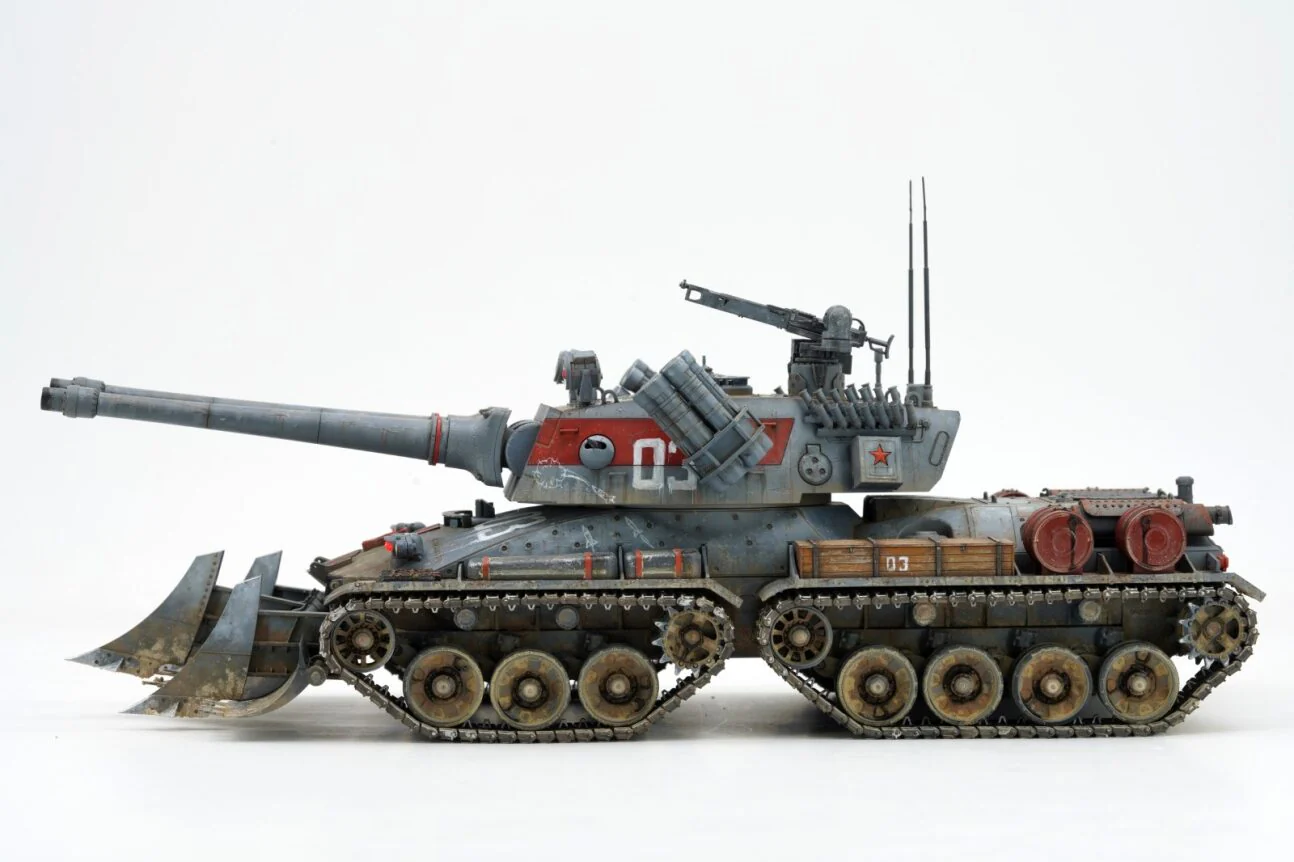 Command & Conquer Red Alert Russian Supreme Tank Apocalypse (Ver 2.0) 1/35 Scale Model Kit - Image 2