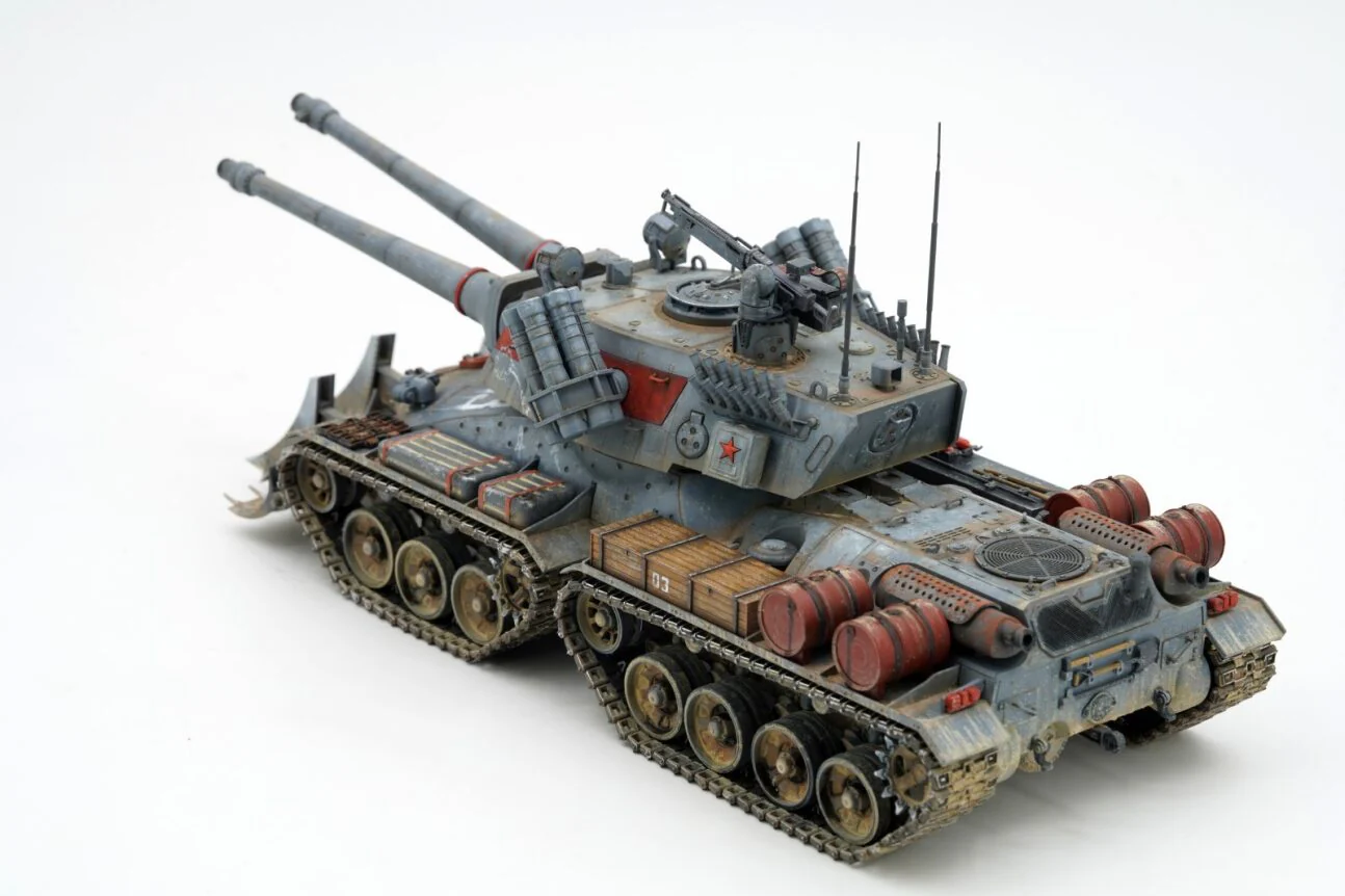 Command & Conquer Red Alert Russian Supreme Tank Apocalypse (Ver 2.0) 1/35 Scale Model Kit - Image 5