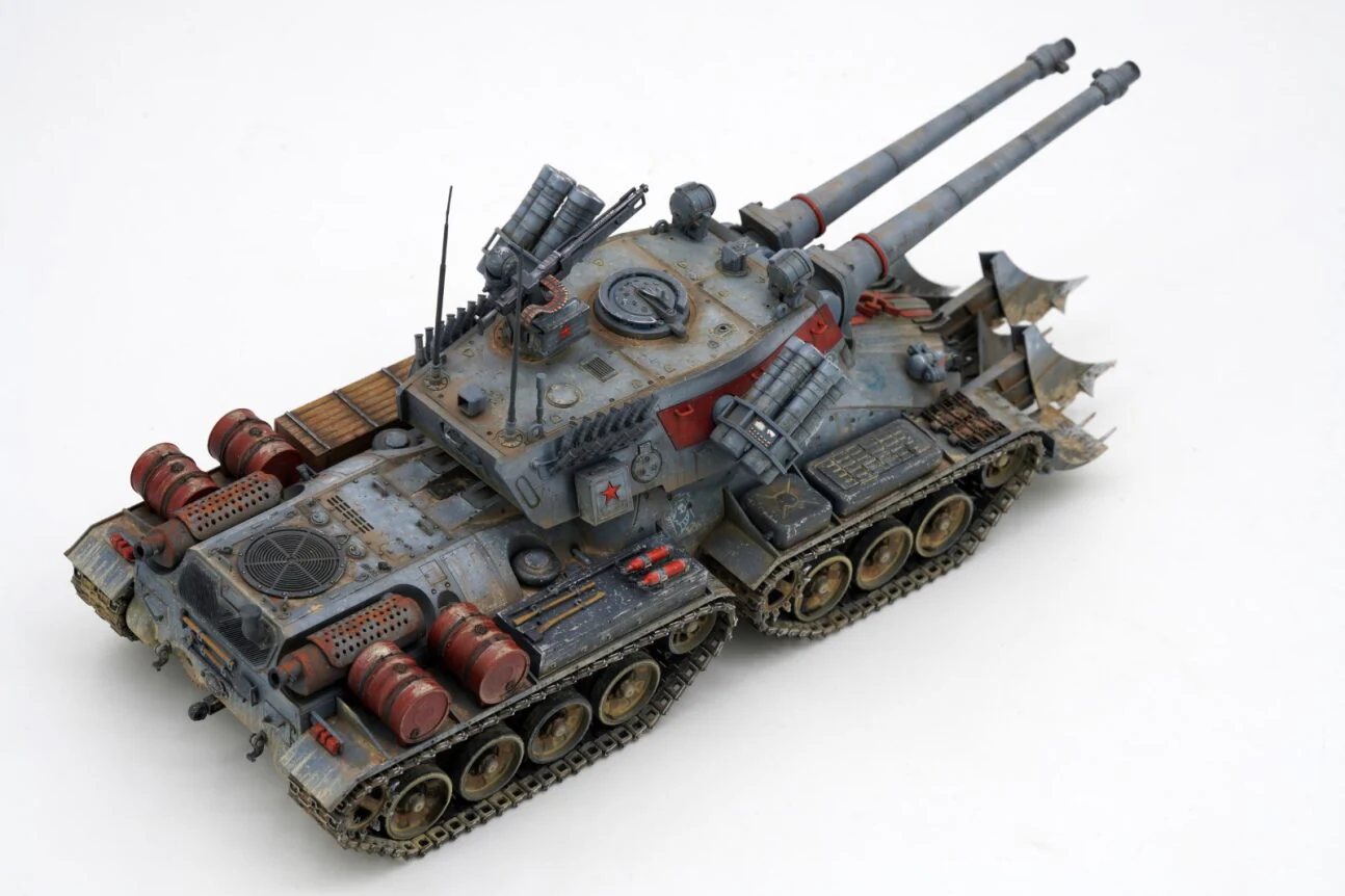 Command & Conquer Red Alert Russian Supreme Tank Apocalypse (Ver 2.0) 1/35 Scale Model Kit - Image 8