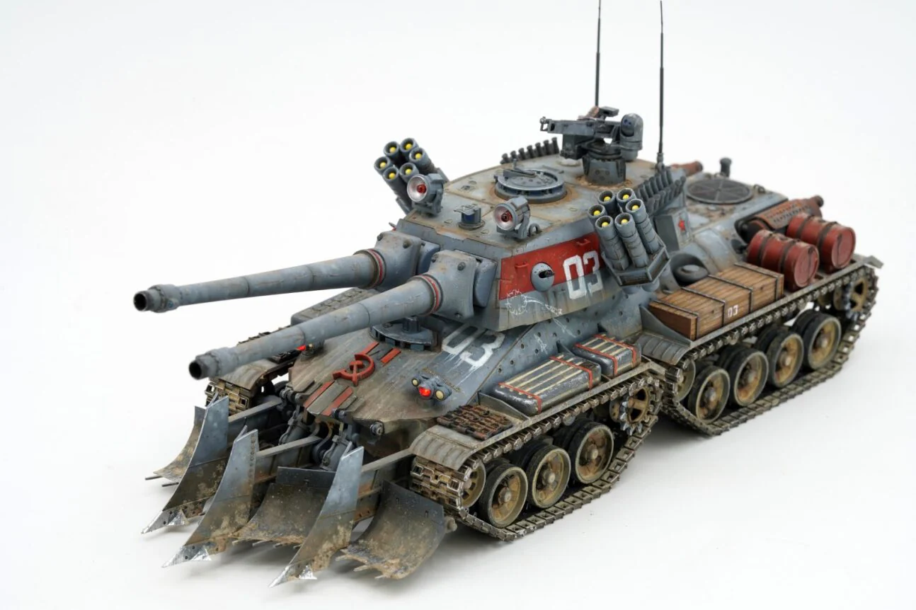 Command & Conquer Red Alert Russian Supreme Tank Apocalypse (Ver 2.0) 1/35 Scale Model Kit - Image 9