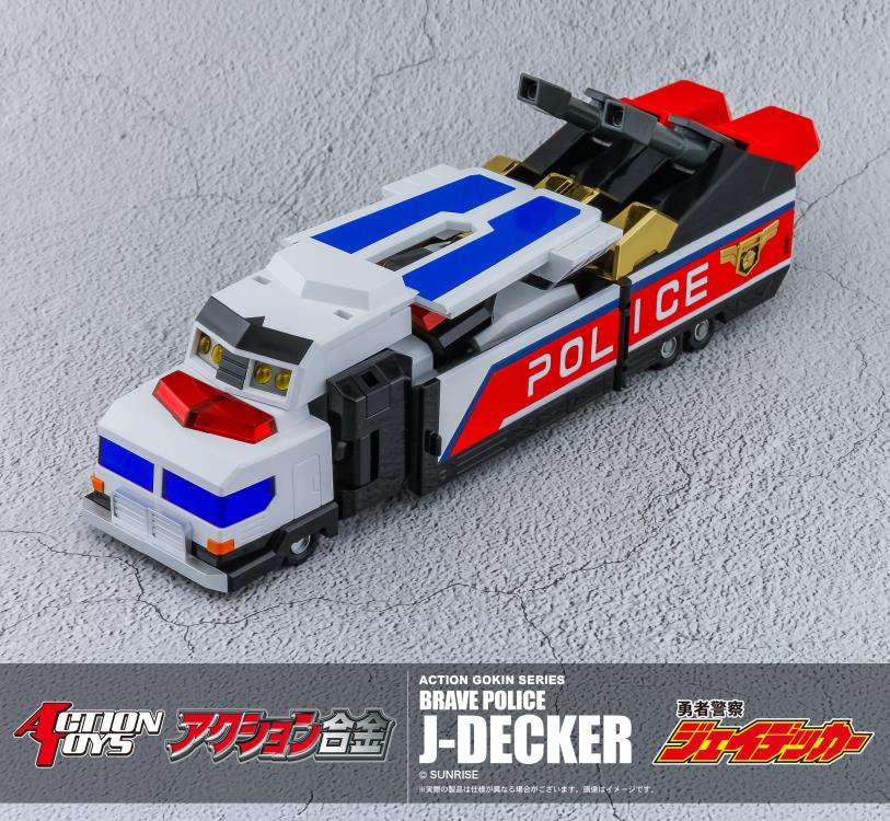 Brave Police J-Decker Action Gokin Series J-Decker Action Figure - Image 11