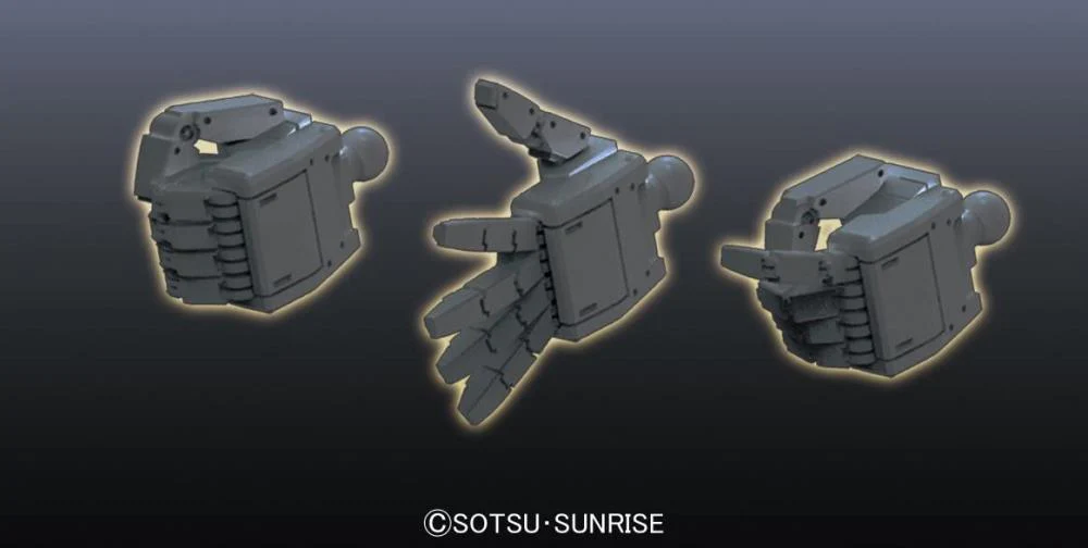 Builders Parts HD 1/144 MS Hand 01 (E.F.S.F. Dark Gray) - Image 4