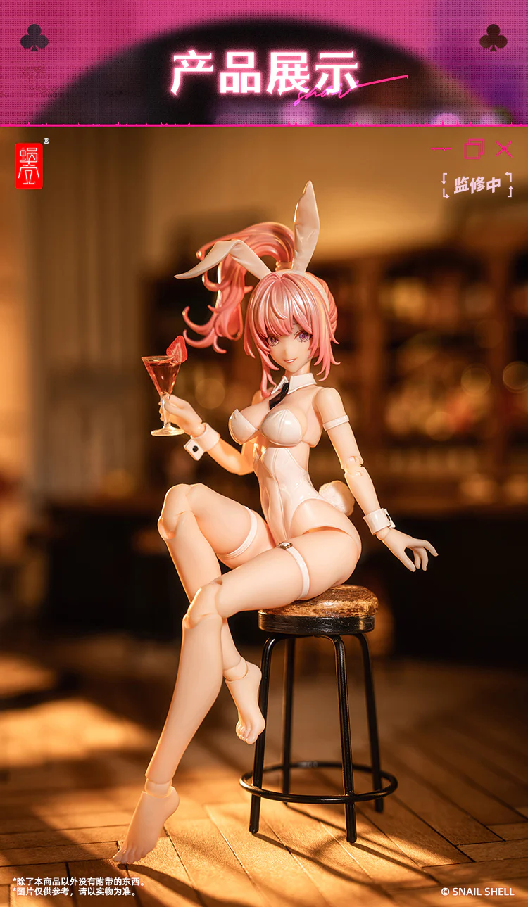 Bunny Girl Eileen 1/12 Scale Foot Accessory Set - Image 5