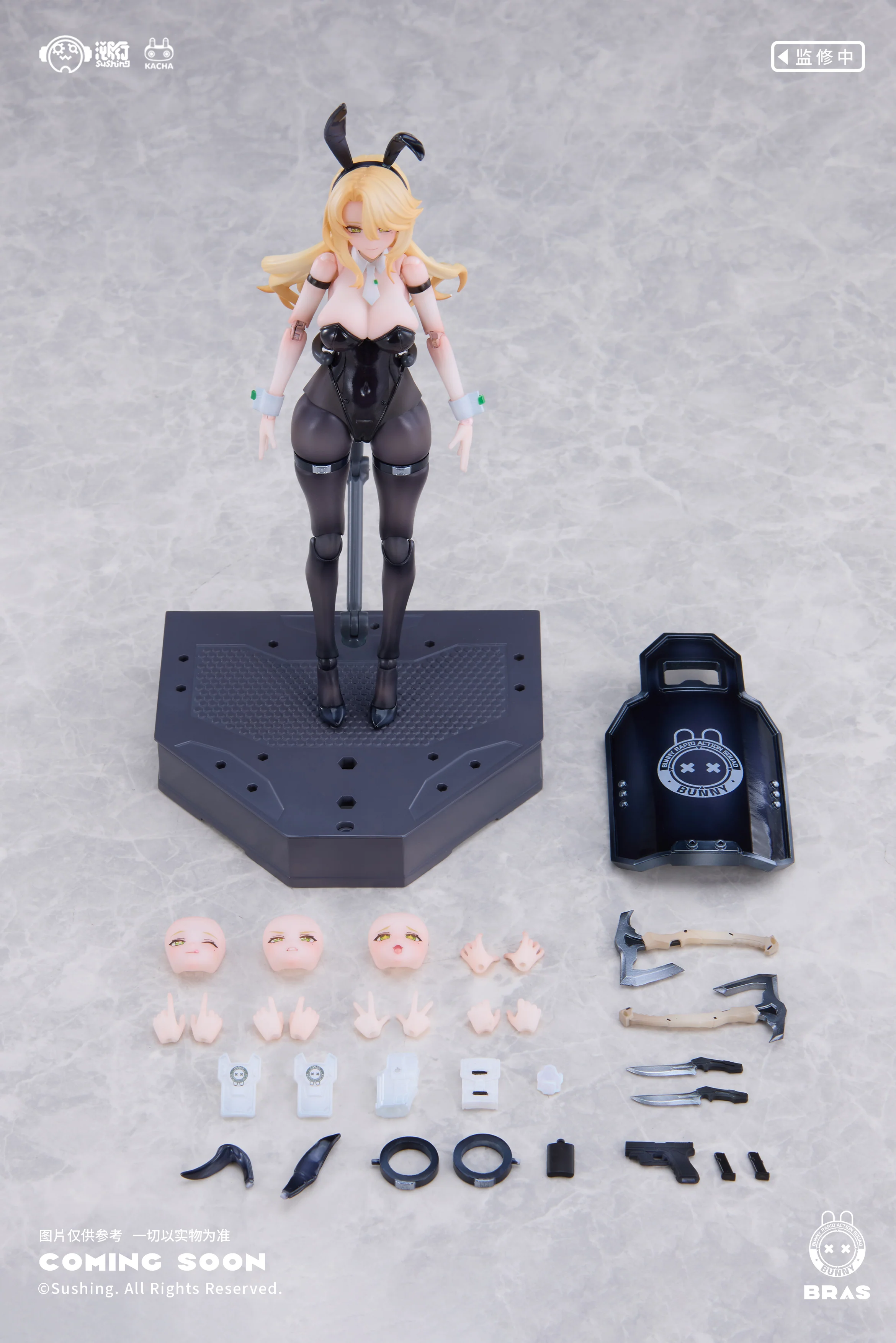 Bunny Rapid Action Squad Guardian Erena 1/12 Scale Action Figure (With Bonus) - Image 18