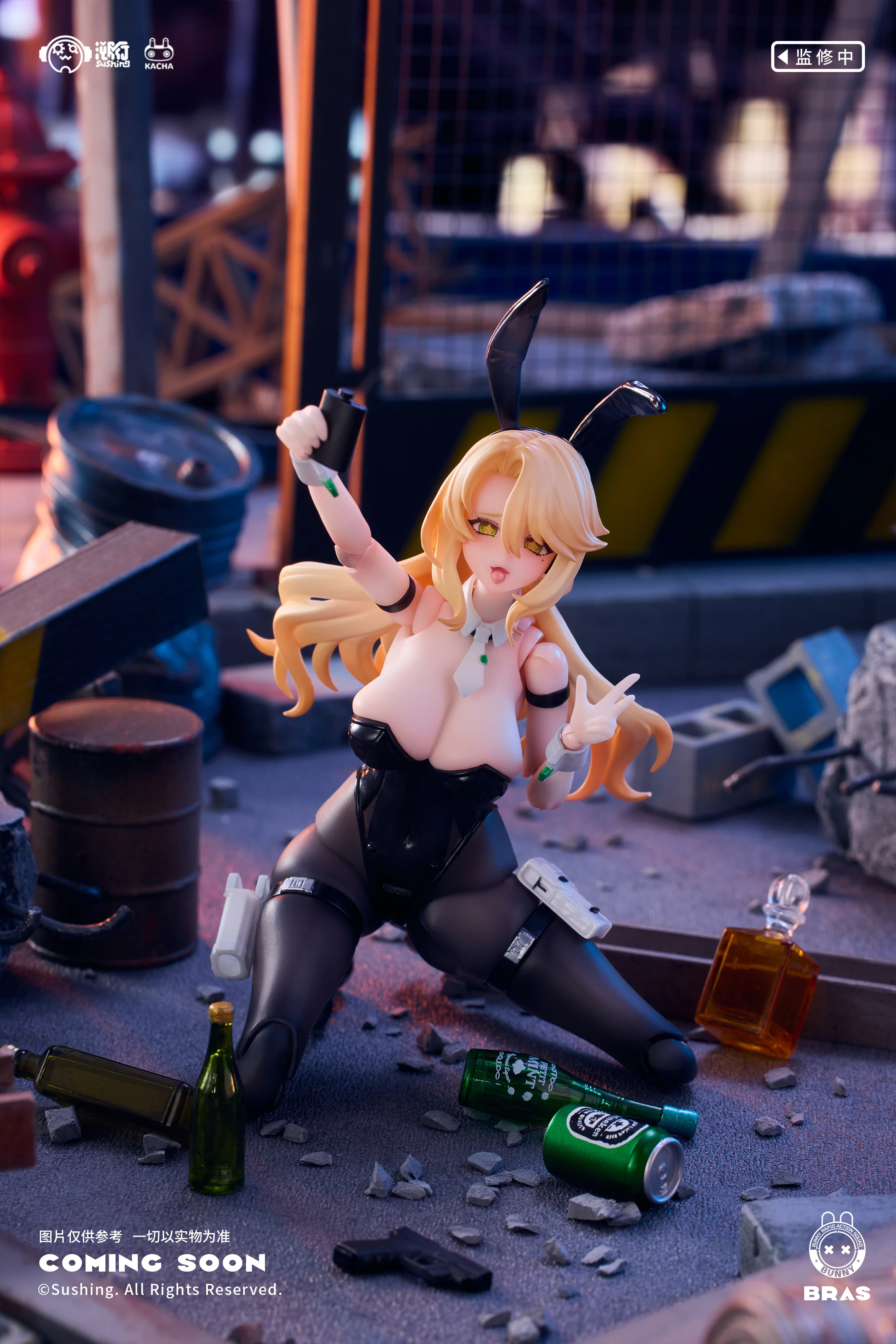 Bunny Rapid Action Squad Guardian Erena 1/12 Scale Action Figure (With Bonus) - Image 7
