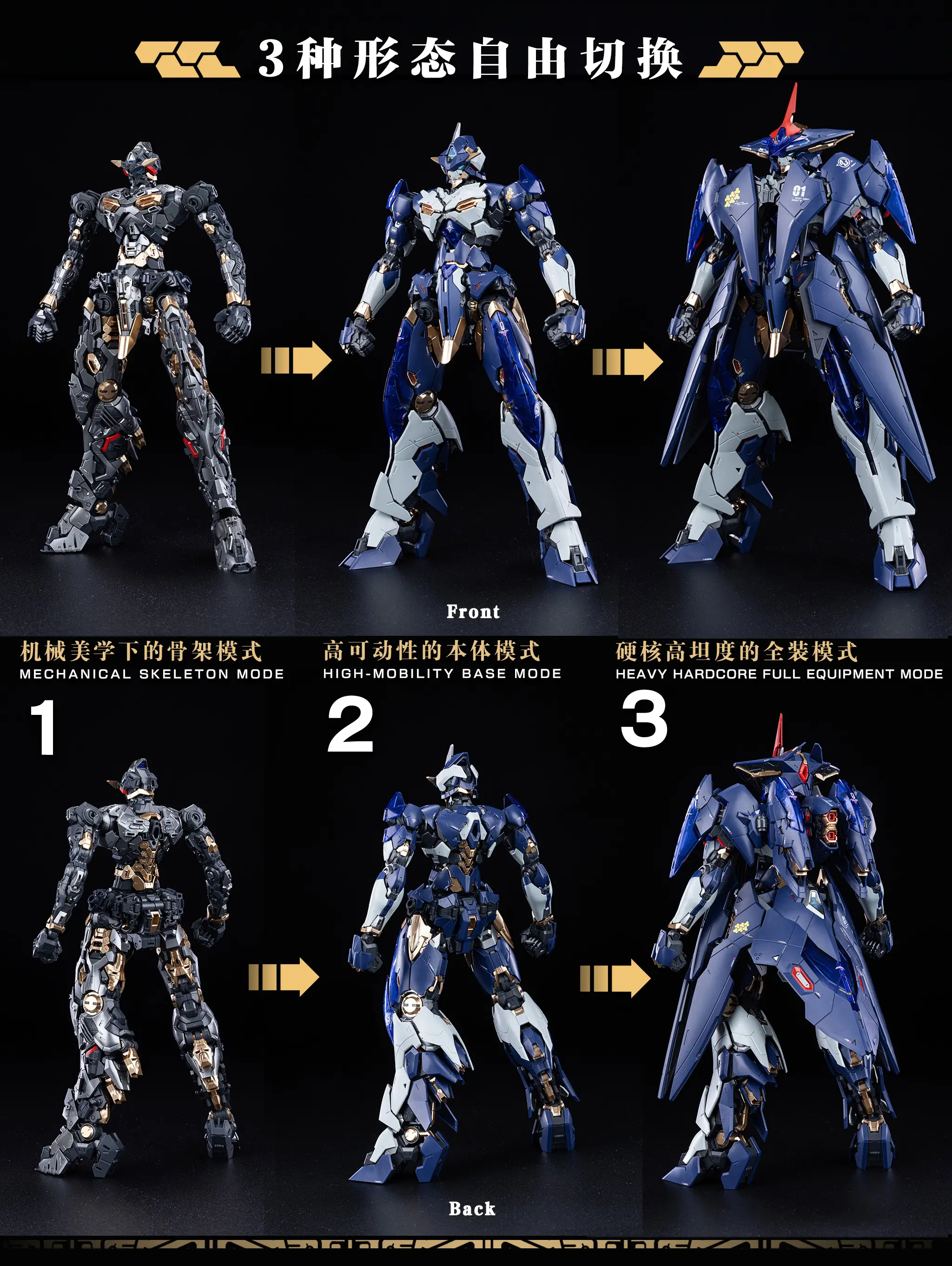 Burning Steel Heavy Industry DP-H01 DP Escort Agency Ling Yao 1/100 Scale Model Kit - Image 16