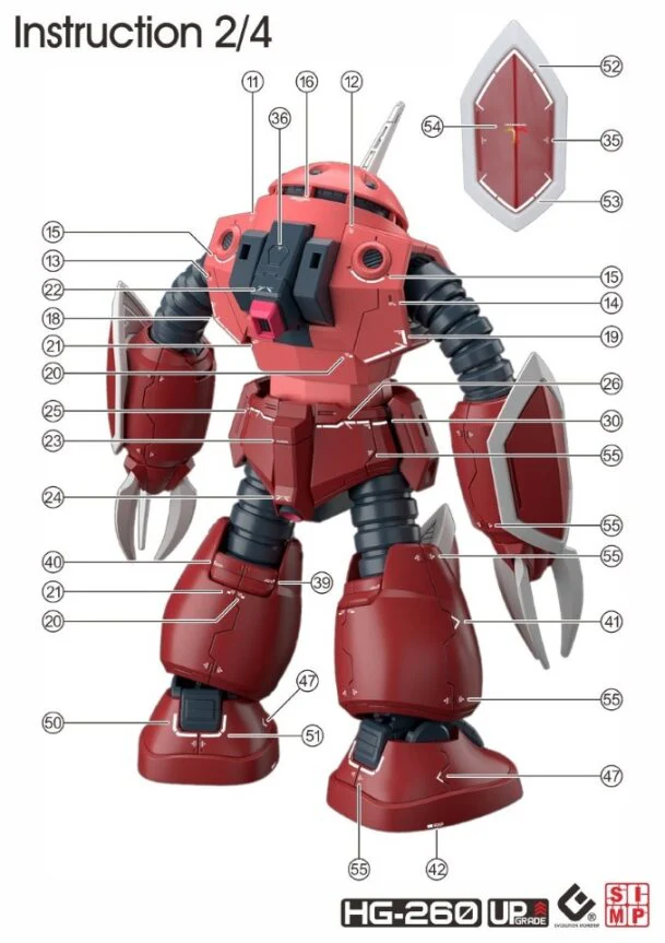 C110 HG Z'Gok (Seed Freedom Ver.) Water Slide Decal - Image 4