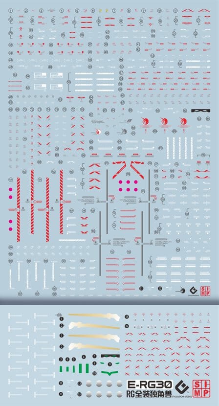 C26 RG Unicorn Full Weapon Water Slide Decal - Image 2