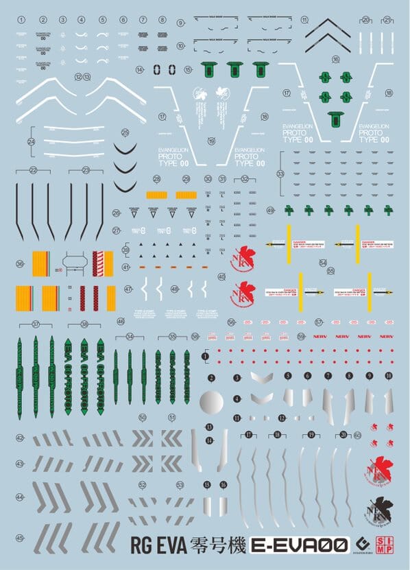 C41 RG EVA-00 Decal set - Image 2