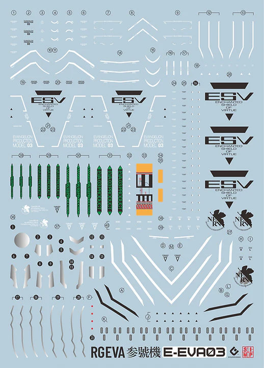 C61 RG EVA 03 Decal Sheet - Image 2