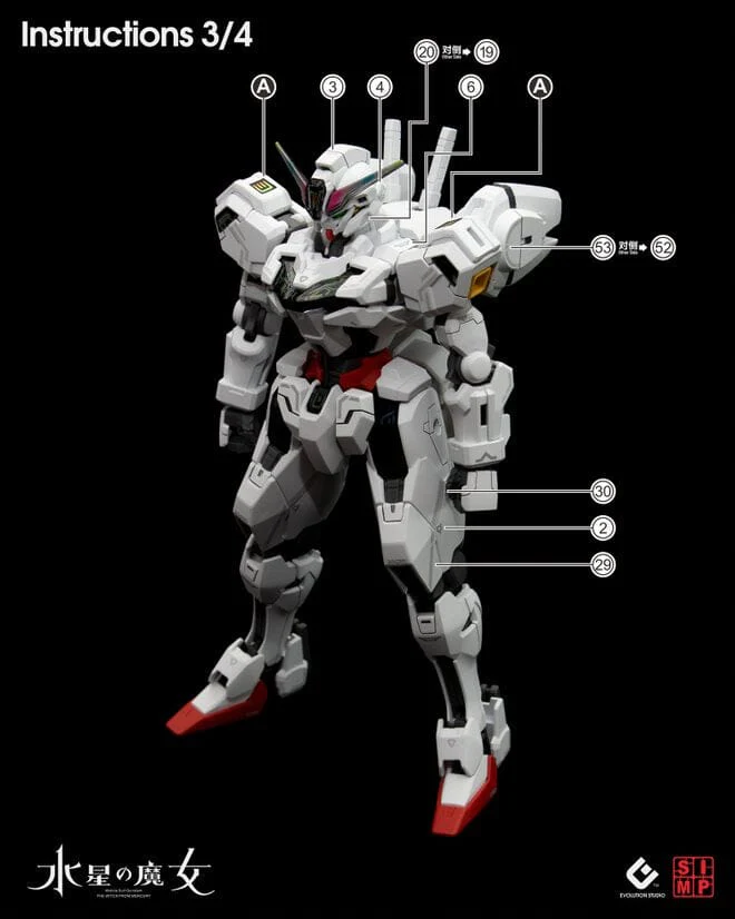 C87 HGTWFM Gundam Calibarn Water Decal Sheet - Image 5