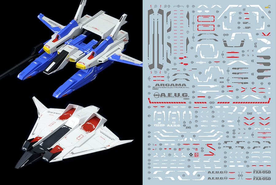 C93 HGUC G-Defender Flying Armor Set Water Slide Decal