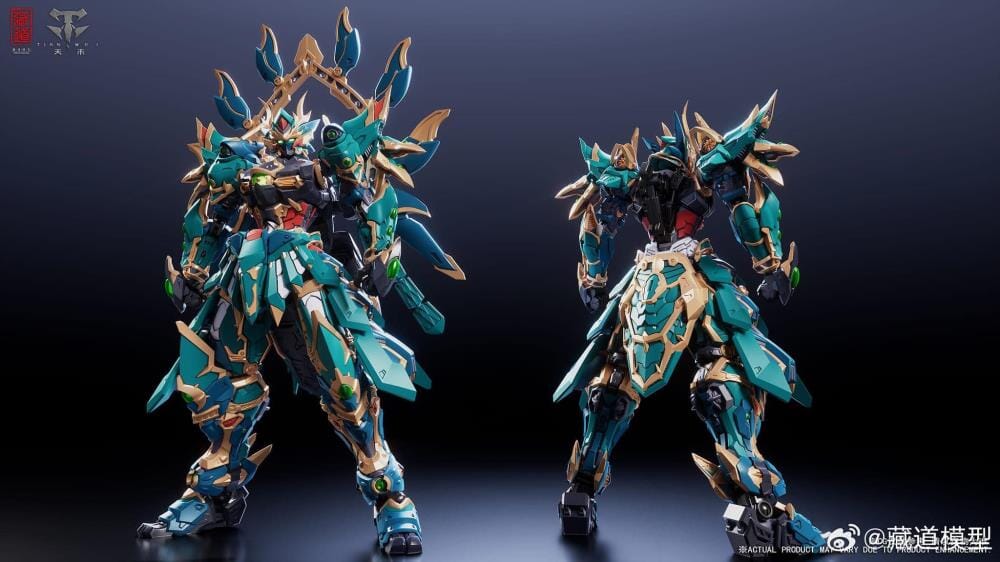 CangDao CD-01U Azure Dragon (Martial Fighter Ver.) 1/72 Scale Figure - Image 3